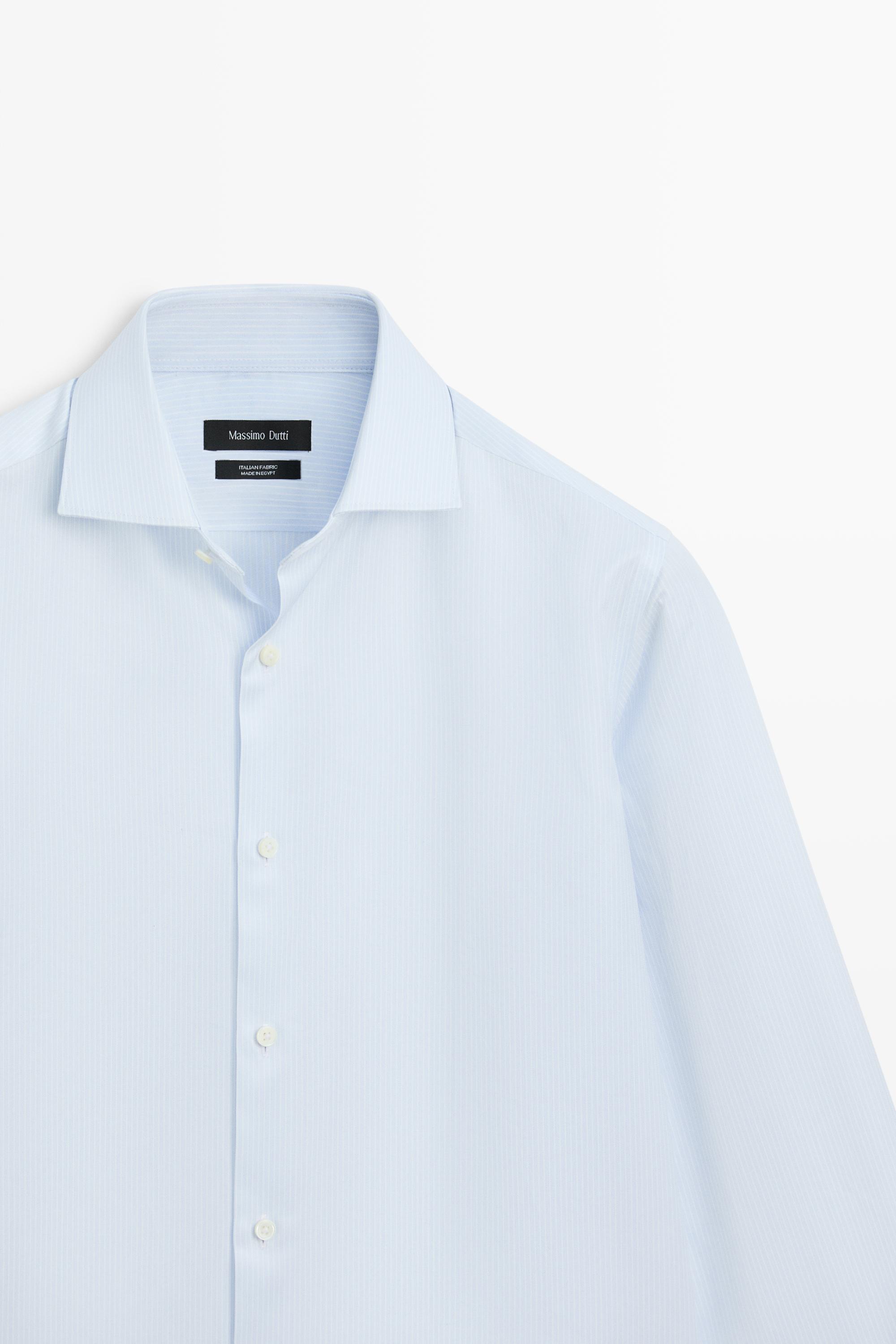 Slim fit 100% cotton shirt